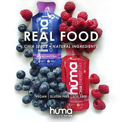 Huma Chia Energy Gel, Apples & Cinnamon, 12 Gels - Premier Sports Nutriti