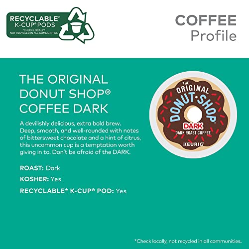 The Original Donut Shop Dark Coffee, Keurig Single-Serve K-Cup Pods, Dark Roast, 96 Ct The Original Donut Shop buy australia supplements