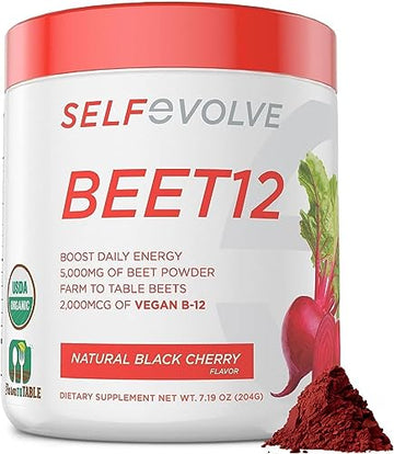 selfevolve Beet12 - Organic Beet Root Powder Enhanced with Vitamin B12, Nitric Oxide Booster selfevolve buy australia supplements
