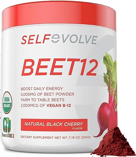 selfevolve Beet12 - Organic Beet Root Powder Enhanced with Vitamin B12, Nitric Oxide Booster selfevolve buy australia supplements