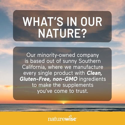 NatureWise Vitamin D3 5000iu (125 mcg) 1 Year Supply for Immune Support, Healthy Muscle Function, and Bone Health - Non-GMO NatureWise