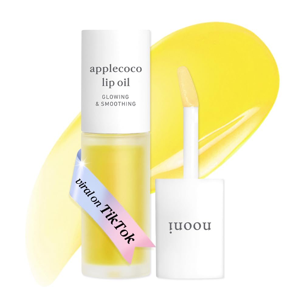 NOONI Korean Lip Oil - Applecoco - Plumping & Hydrating Tinted Lip Gloss NOONI