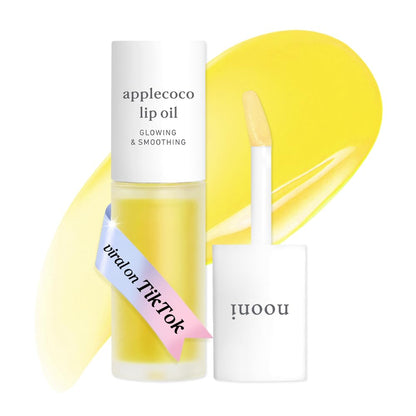 NOONI Korean Lip Oil - Applecoco - Plumping & Hydrating Tinted Lip Gloss NOONI