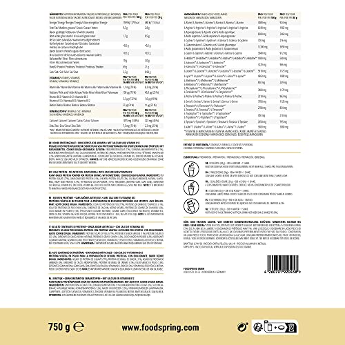 foodspring Vegan Protein Cookie Dough - 21g Protein per Shake to Build Muscle, B12, B6, folic Acid foodspringBuy Supplements Australia