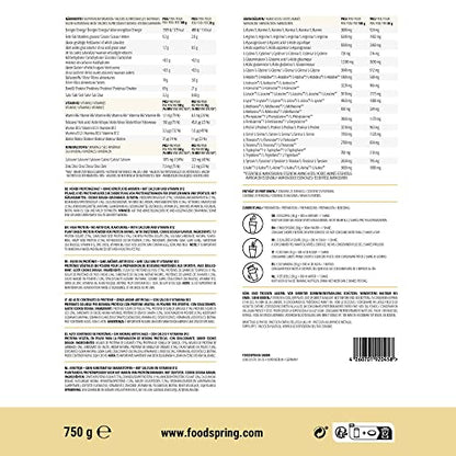 foodspring Vegan Protein Cookie Dough - 21g Protein per Shake to Build Muscle, B12, B6, folic Acid foodspringBuy Supplements Australia