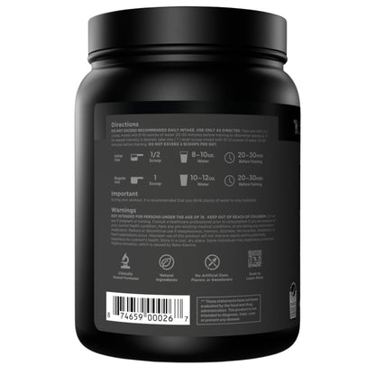 Transparent Labs Bulk Black Pre Workout - Clinically Dosed, Sugar Free Preworkout for Men and Women with Beta Alanine Powder, Citrulline Malate, & Caffeine - 30 Servings, Black Cherry