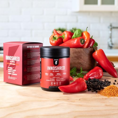 Inno Shred - Day Time Fat Burner | 100mg Capsimax, Grains of Paradise, Organic Caffeine InnoSupps buy australia supplements