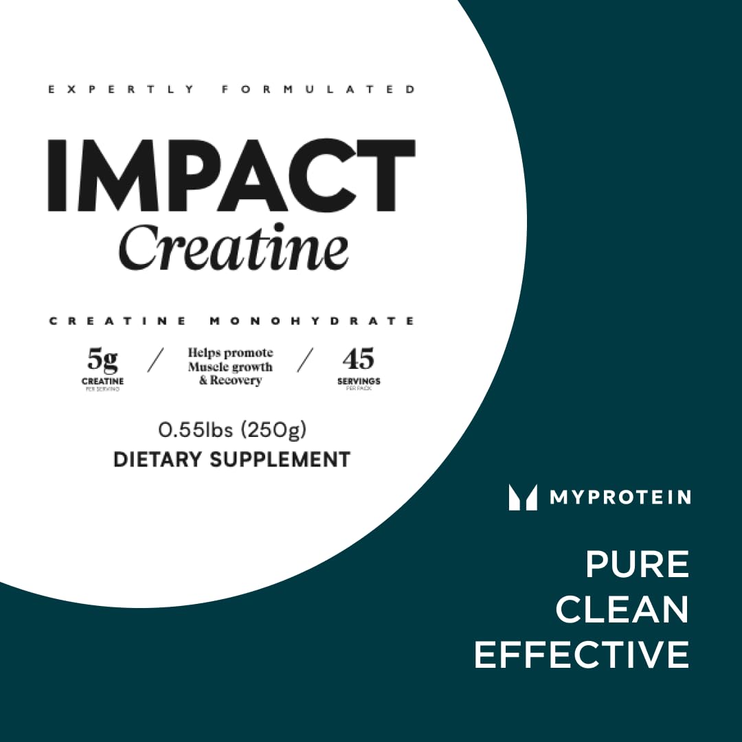 Myprotein Creatine Monohydrate Powder, 100 Servings (1.1lbs), Pure Unflavored Creatine Powder, Post/Pre Workout Supplement for All Sports & Exercises Myprotein buy australia supplements