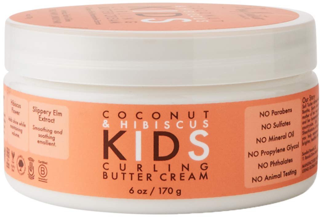 Shea Moisture Coconut & Hibiscus KIDS Curling Butter Crème 6 oz Shea Moisture