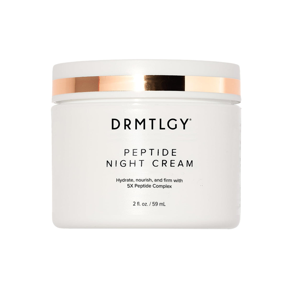 DRMTLGY Peptide Night Cream | Hydrating Firming Moisturizer DRMTLGY