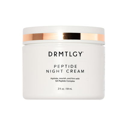 DRMTLGY Peptide Night Cream | Hydrating Firming Moisturizer DRMTLGY