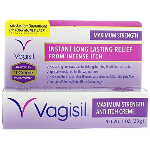 Vagisil Maximum Strength Anti-Itch Creme 1 oz (Pack of 2) Vagisil buy australia supplements
