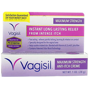 Vagisil Maximum Strength Anti-Itch Creme 1 oz (Pack of 2) Vagisil buy australia supplements