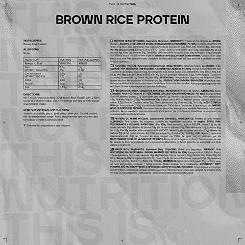 Bulk Brown Rice Protein Powder, Vegan Protein Shake, Unflavoured, 2.5 kg Bulk buy australia supplements