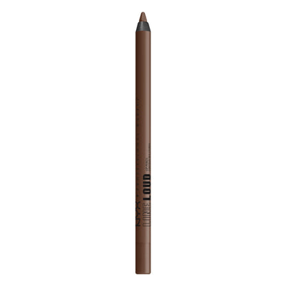 NYX PROFESSIONAL MAKEUP Line Loud Lip Liner, Longwear and Pigmented Lip Pencil with Jojoba Oil & Vitamin E - Rebel Kind (Chocolate Brown) NYX PROFESSIONAL MAKEUP