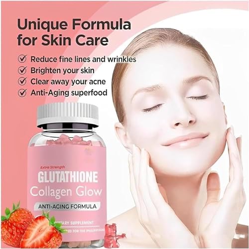 Glutathione Collagen Gummies,Glutathione Collagen Glow Gummies for Dark Spot,60 Pieces NNOVAT buy australia supplements