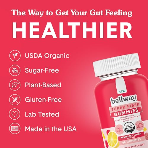 Bellway Super Fiber Gummies for Adults - Sugar Free Organic Fiber Supplement Bellway buy australia supplements