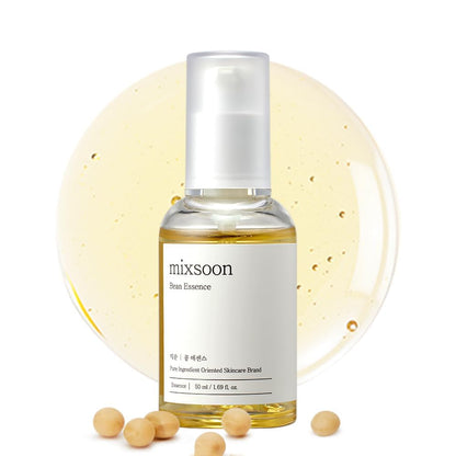 mixsoon Bean Essence Exfoliating, Snail Mucin Moisturizer for Hydrating, Fermented Bean Extract, Gentle Formula mixsoon
