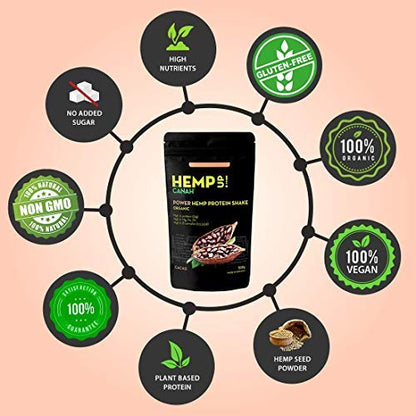 Canah Hemp Up Organic Protein Shake Powder – Muscle gain & Boost up Immune System, HEMP UP!Buy Supplements Australia