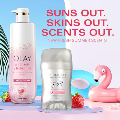 Olay Body Wash for Women, Intensely Hydrating, Pro-Hyaluronic Acid Serum Complex Olay