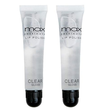 Cherimoya MAX Makeup Clear Lip Polish (2 Pieces) Cherimoya