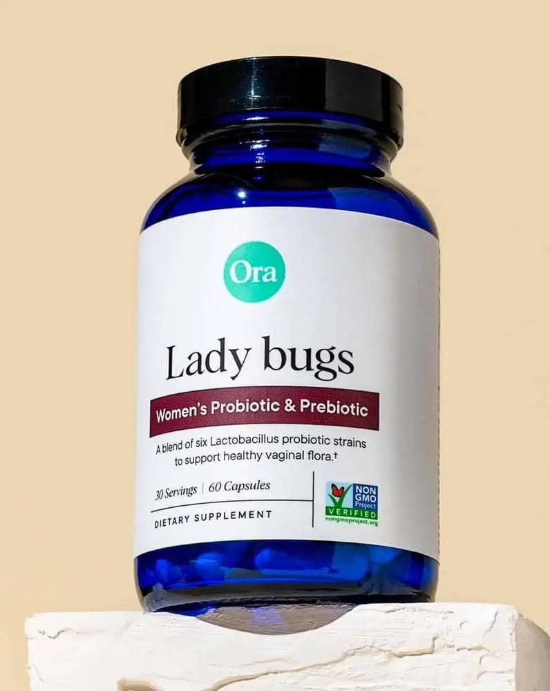 Ora Organic Probiotic for Women with L. crispatus, 6 Clinically Studied Lactobacillus Strains for Vaginal, pH & Urinary Tract Health, Ora Organic