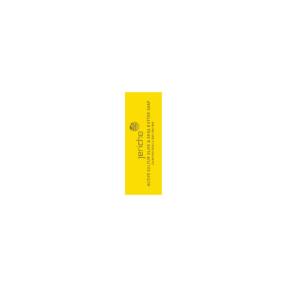 Jericho Dead Sea Sulfur Soap with Olive Oil – Helps with Acne, Blackheads, Itchy & Scaly Skin – For Oily to Normal Skin – Vegan Face & Body Bar for Men & Women, 4.4 Oz / 125 g (Pack of 3) Jericho