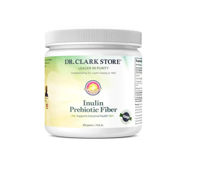 Dr. Clark Inulin Powder (FOS) – Prebiotic Soluble Fiber for Gut Health, 300g – Supports Digestive Health & Regularity Dr Clark Store