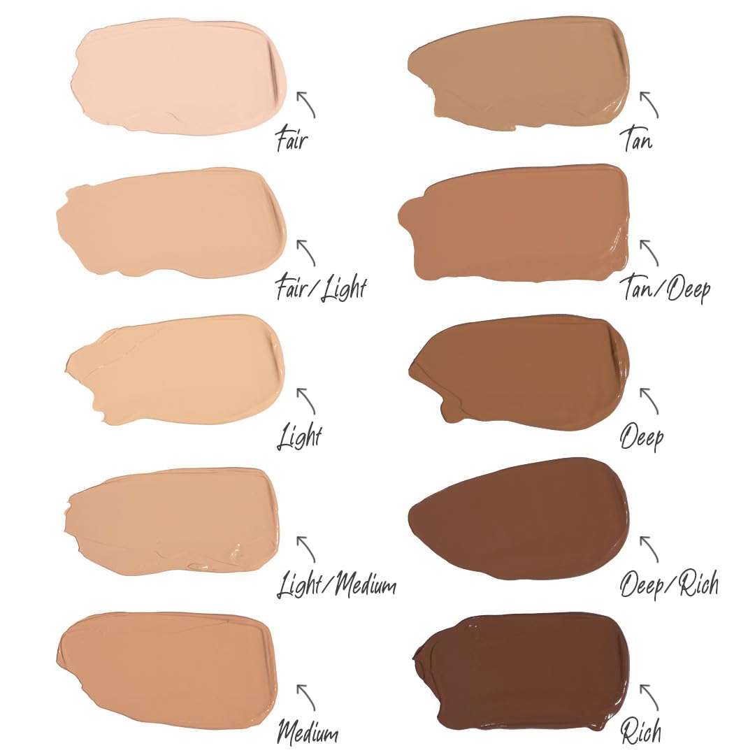 T.C.E This Covers Everything Super Coverage Concealer With Peptides (Light/Medium, 0.33 oz) DOLL 10