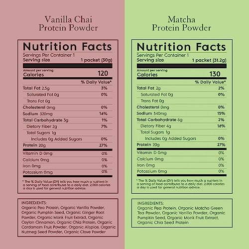 Truvani Organic Vegan Protein Powder Sample Pack - 20g of Plant Based Protein, Organic Truvani buy australia supplements