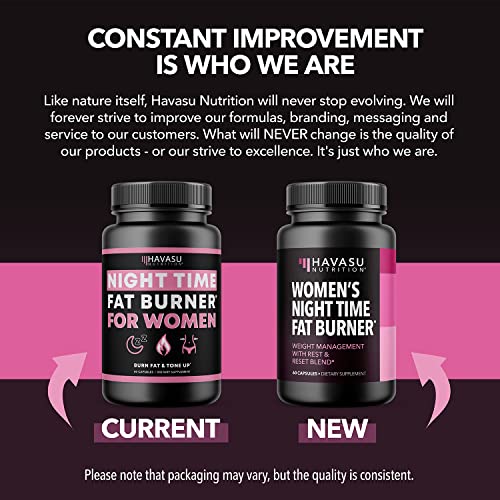Night Time Fat Burner for Women | Weight Loss and Sleep Support Blend With Vitamin D HAVASU NUTRITION buy australia supplements