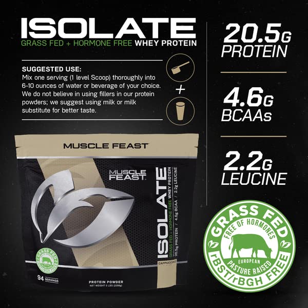 Muscle Feast Grass-Fed Whey Protein Isolate, All Natural Hormone Free Pasture Raised Muscle Feast buy australia supplements