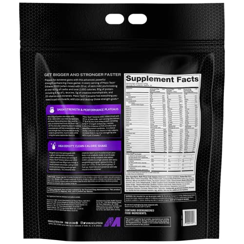 MuscleTech Mass Gainer Protein Powder, Mass-Tech Extreme 2000, Muscle Builder MuscleTech buy australia supplements