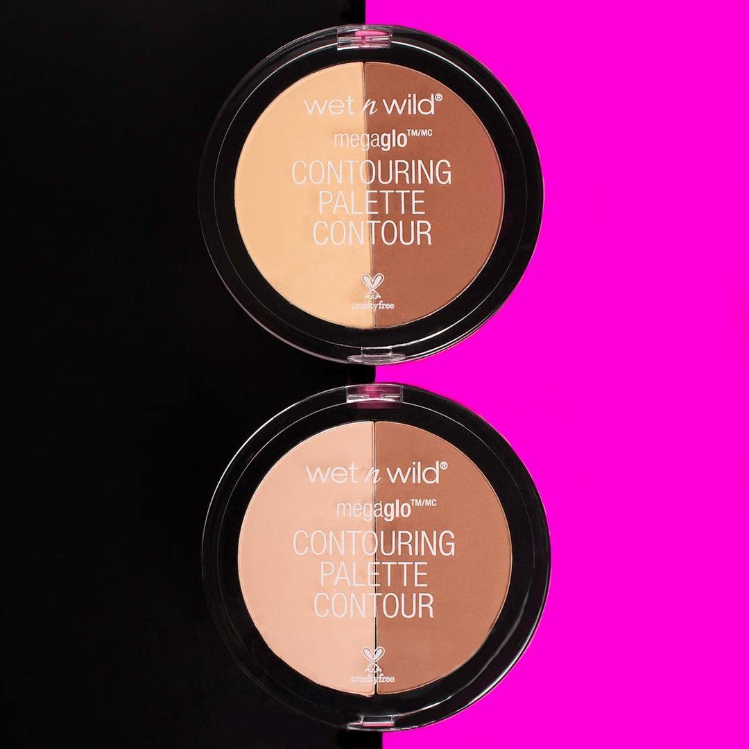wet n wild MegaGlo Contour Palette, Dulce De Leche | Contouring Powder Face Kit | Flawlessly Sculpted Face wet n wild