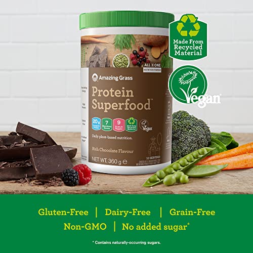 Amazing Grass Protein Superfood, Organic Vegan Protein Powder with Fruit and Vegetables Amazing Grass buy australia supplements