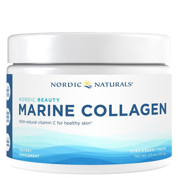 Nordic Naturals Nordic Beauty Marine Collagen Powder, Strawberry - 5.29 Ounces - Collagen Powder Supplement for Healthy Skin, Joints, and Bones, Vitamin C for Antioxidant Support - 30 Servings Nordic Naturals buy australia supplements