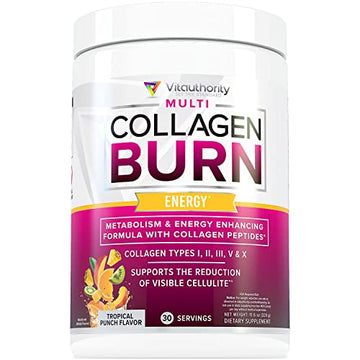 Multi Collagen Burn: Multi-Type Hydrolyzed Protein Peptides with Hyaluronic Acid, Vitamin Vitauthority buy australia supplements