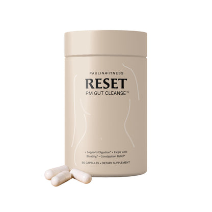 Paulina FITNESS Reset Overnight Digestive Aid, Bloating Relief, & Gut Health Supplement | Natural Detox & Digestive Cleanse to Support Weight Management Paulina Fitness