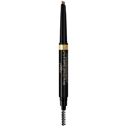 L'Oreal Paris Brow Stylist Shape & Fill Mechanical Eye Brow Makeup Pencil, Brunette, 0.008 oz. L'Oreal Paris