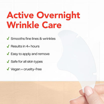 Morrow One Forehead Wrinkle Patches Peptide Face Tape Overnight 36 Count Morrow