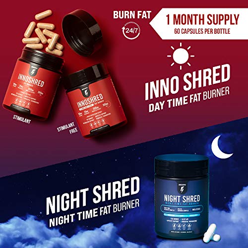 Inno Shred - Day Time Fat Burner | 100mg Capsimax, Grains of Paradise, Organic Caffeine InnoSupps buy australia supplements
