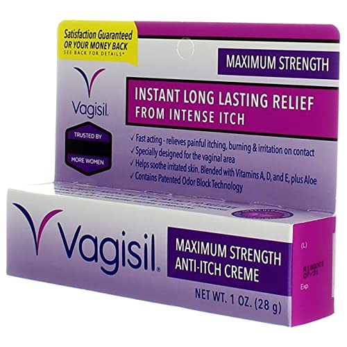 Vagisil Maximum Strength Anti-Itch Creme 1 oz (Pack of 2) Vagisil buy australia supplements