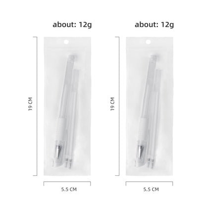 TEONEI Eyebrow microblading Marker Pen,Skin Marker Pen,Eyebrow Permanent Makeup Position Mapping Mark Tools (White) TEONEI