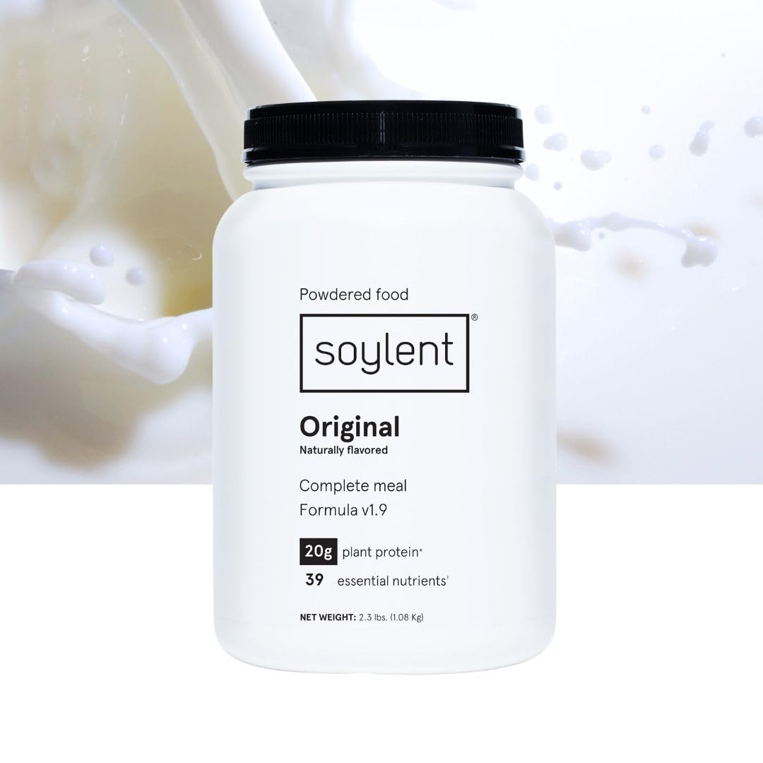 Soylent Complete Nutrition Gluten-Free Vegan Protein Meal Replacement Powder, Original, 36.8 Oz Soylent buy australia supplements