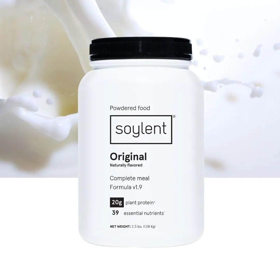 Soylent Complete Nutrition Gluten-Free Vegan Protein Meal Replacement Powder, Original, 36.8 Oz Soylent