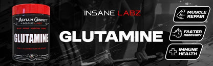 Insane Labz Glutamine, 5g Serving, 60 Servings.