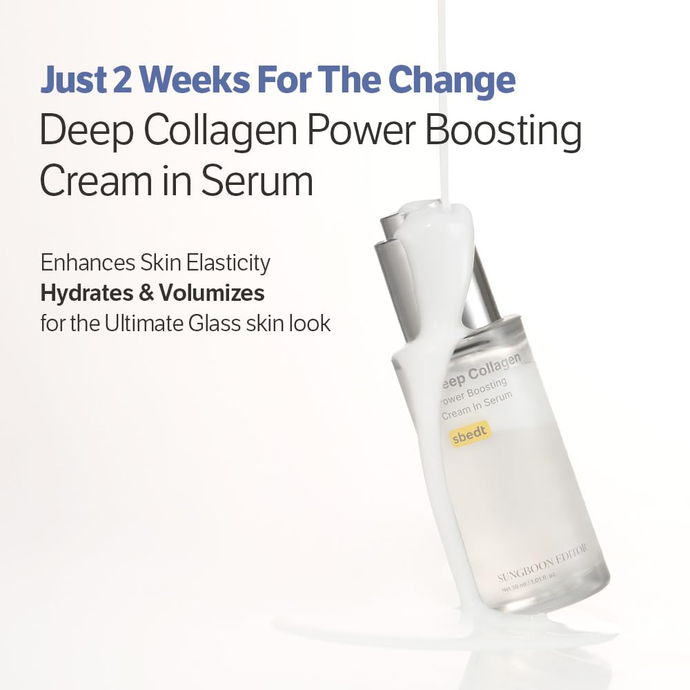 SUNGBOON EDITOR Deep Collagen Serum, 5% Volufiline, Hydrating, 1.01 fl oz SUNGBOON EDITOR