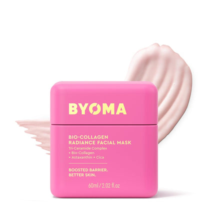 BYOMA Bio-Collagen Radiance Facial Mask - Transformative Liquid Sheet Mask for Glass Skin - Instant radiance, Visibly Improved Elasticity BYOMA