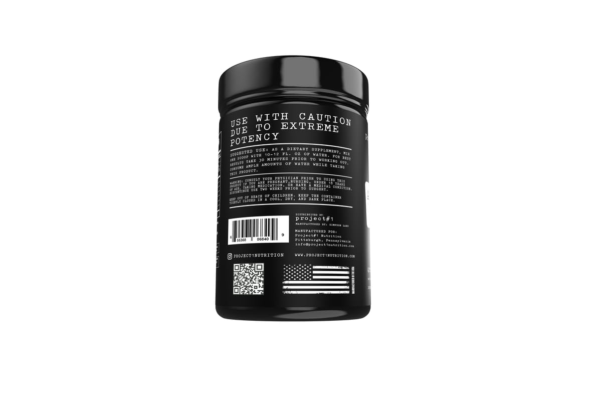 Project #1 AMP-NOX: Pre & Post Workout Powder to Boost Focus & Pump | Energizing Project #1 buy australia supplements
