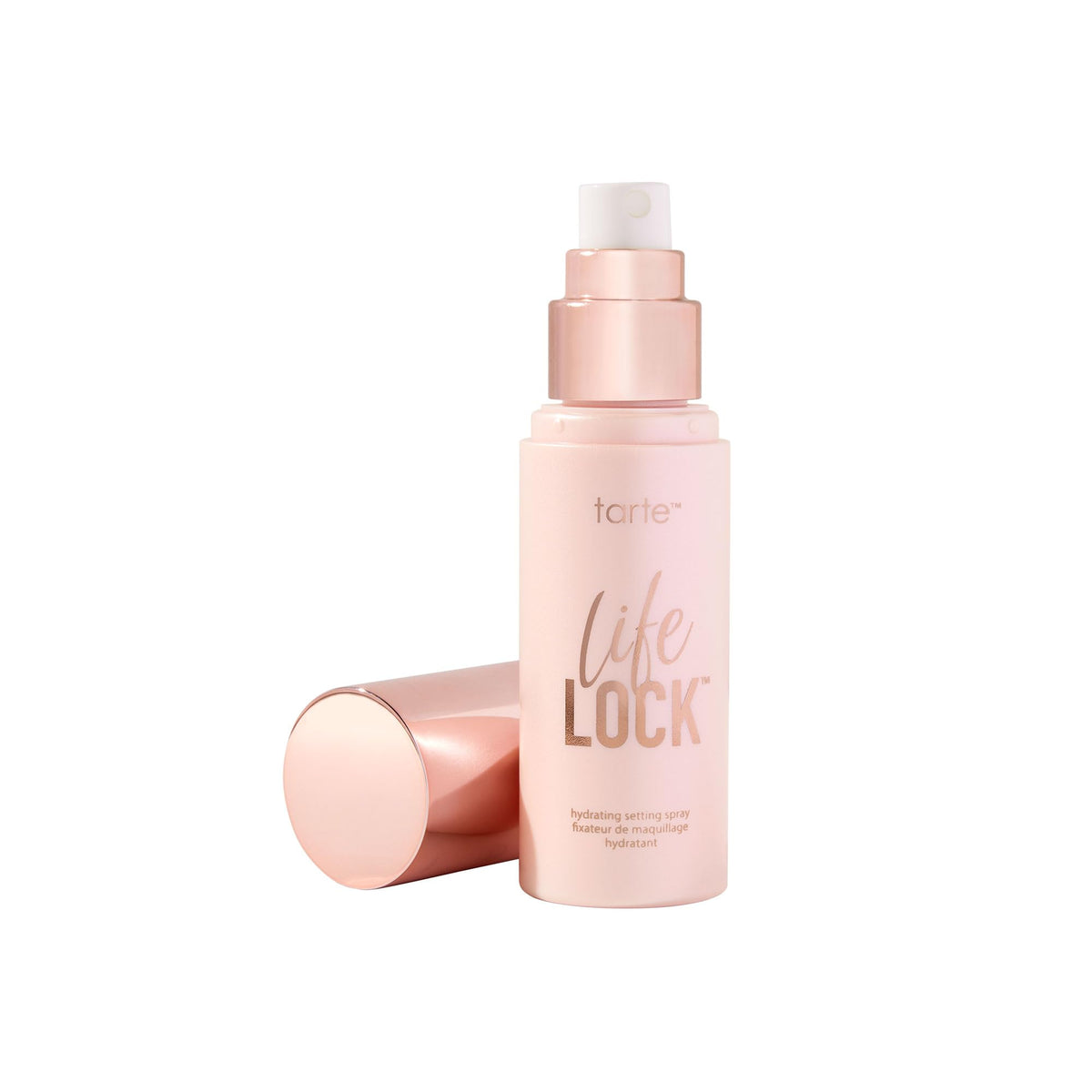 tarte life lock hydrating setting spray – 10-in-1 Weightless Mist to Hydrate & Lock Long-Lasting Makeup, Waterproof, Sweatproof & Transfer-Resistant, Vegan & Cruelty-Free, travel size tarte